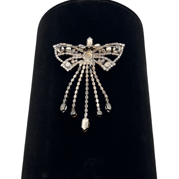 🔶NICKY BUTLER FASHION COLLECTIBLE Crystal Butterfly Bow Brooch ONE OF A KIND NB - Picture 10 of 13